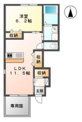 鮎喰駅 徒歩27分 1階の物件間取画像